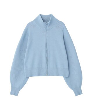 earth music&ecology ダブルジップカーディガン Light Blue