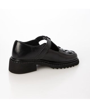 MODE ET JACOMO <D'ICI>メッシュTストラップローファー ブラック