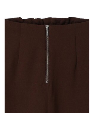 earth music&ecology フロントジップショートパンツ Chocolat