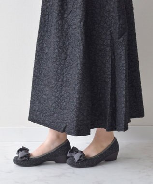 Bridget Birkin ＜3E＞【Bridget Birkin Walk】リボンウォーキングパンプス グレー雑材