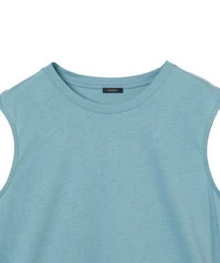 JOSEPH 【洗える】コットンシルク　ジャージータンクトップ Lagoon