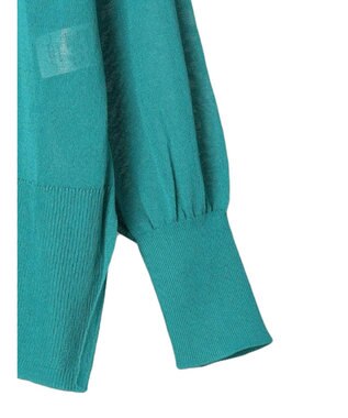 Green Parks 接触冷感Ｖネックカーデ Blue Green