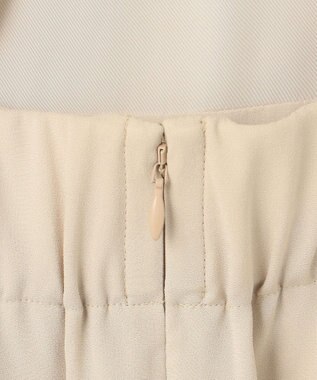 uncrave バックサテンジョーゼット オールインワン ライトベージュ