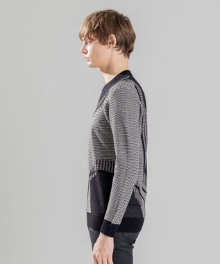 JOSEPH HOMME CRAWLING JAQUARD KNIT ブラック系5