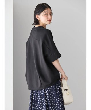 AMERICAN HOLIC 抗菌防臭＋接触冷感　コクーンカットプルオーバー Black