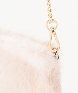 自由区 ミンク ポシェット アイボリー系