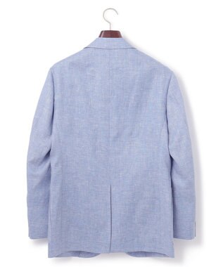 J.PRESS MEN リネンブリーザブルメッシュ ジャケット サックスブルー系