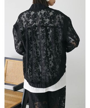 Green Parks ２ＷＡＹ　レースブルゾン Black