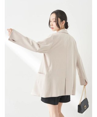 earth music&ecology ダブルテーラードジャケット Beige