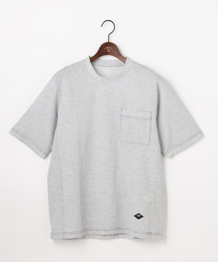 JOSEPH ABBOUD MOUNTAIN 【ゆったり】グリットワッフル アウトドアTシャツ ライトグレー系