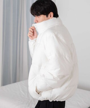 WEGO 【ユニセックス着用ITEM】パデッドブルゾン ホワイト