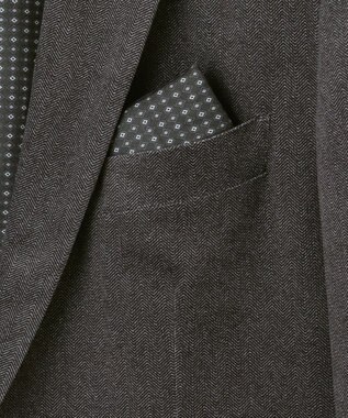 JOSEPH ABBOUD 【軽量/ストレッチ/スウェードタッチ】トリコットコーデュロイ ジャケット グレー系