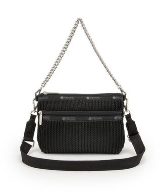 LeSportsac CHAIN CROCHET CLUTCH/ブラッククロシェ ブラッククロシェ