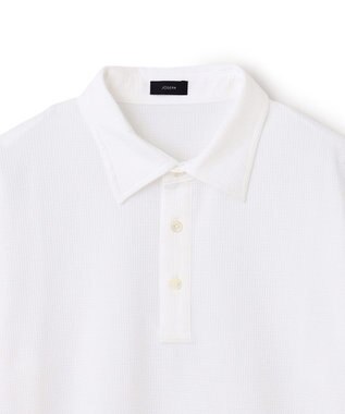 JOSEPH HOMME コンパクトサッカージャージー　ポロシャツ ホワイト系