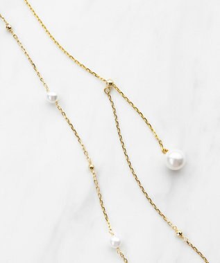 TOCCA PEARL WALTZ LARIAT NECKLACE ネックレス ゴールド系