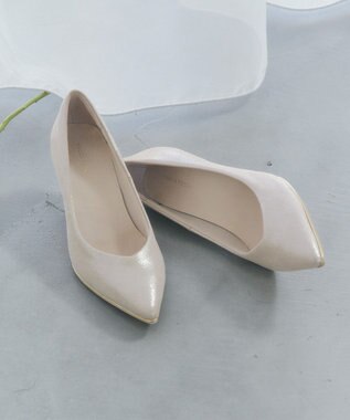 YECCA VECCA メタルラインパンプス