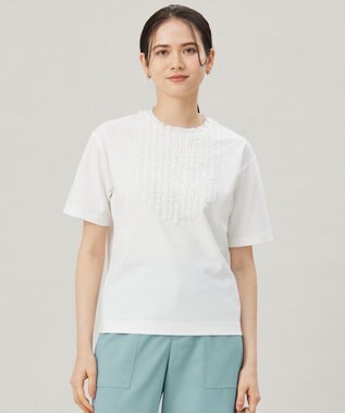 【接触冷感・UVカット・洗える】ベビーフリル Tシャツ