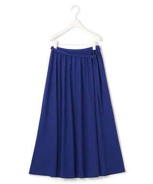 ICB 【接触冷感・UVカット・速乾・洗える】マットスキューバ フレアスカート ロイヤルブルー系