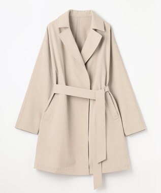 ANY スプリットスリーブコート サンドベージュ