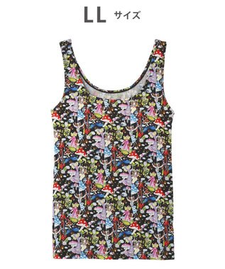 tsumori chisato SLEEP ツモリチサト カップ付きインナー ノースリーブ ベア天竺 伸縮性がよい ブラトップ タンクトップ tsumori chisato SLEEP UCX556 /ワコール ブラック