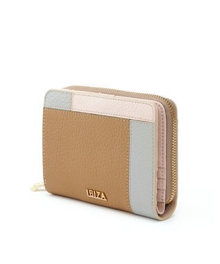 IBIZA コンビナシオン　ラウンドファスナー財布 オーク