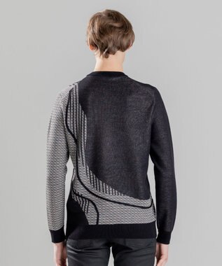 JOSEPH HOMME CRAWLING JAQUARD KNIT ブラック系5