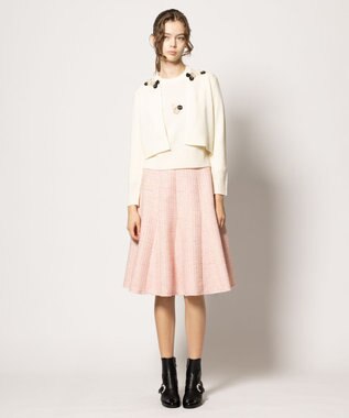 TOCCA 【洗える】FLOWER BONBON カーディガン アイボリー系