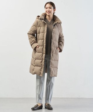 J.PRESS LADIES YAK BLEND Vネック ニット モカ系