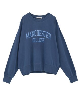 Green Parks アソートカレッジロゴ裏毛プルオーバー Navy