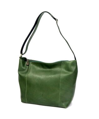 Regalo Felice 【A4サイズが入る / たっぷり収納】ショルダー大 / REGALO DGR(ダークグリーン)