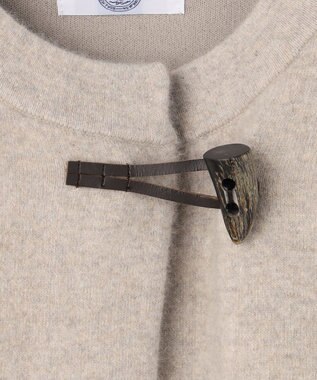 J.PRESS LADIES L RACOON カーディガン ベージュ系