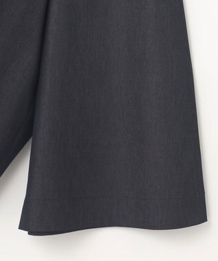 組曲 【洗える】デニムライクギャバ パンツ ネイビー系