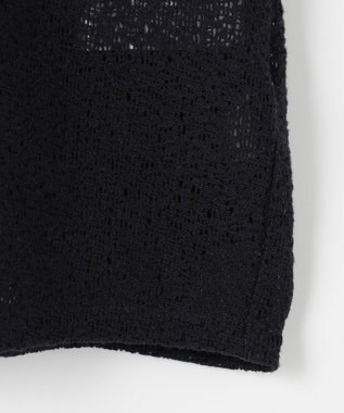 自由区 S テクスチャージャージーレーシー カットソー ネイビー