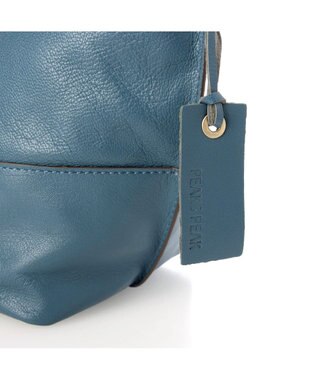 UNBILLION アトランタ ATLANTA / やぎ革軽量バケツ型ショルダー ブルー