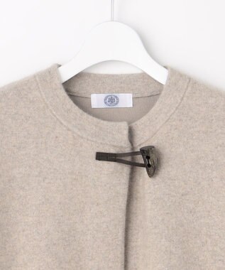 J.PRESS LADIES L RACOON カーディガン ベージュ系