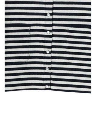 Green Parks 鹿の子カットカーディガン Border