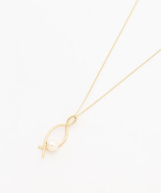 ツイストパールロング ネックレス