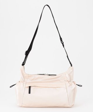 LA BAGAGERIE メタリックドロストポケット　ショルダーバッグ アイボリー