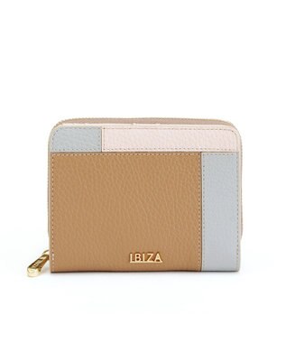IBIZA コンビナシオン　ラウンドファスナー財布 オーク