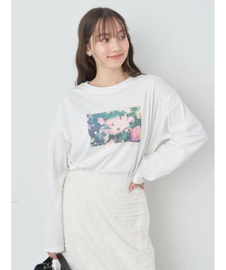 earth music&ecology Ｆｌｏｗｅｒ　グラフィックロンＴ A