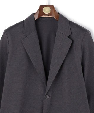 J.PRESS MEN 【KANEMASA JERSEY】メランジチドリジャージー カットジャケット グレー系