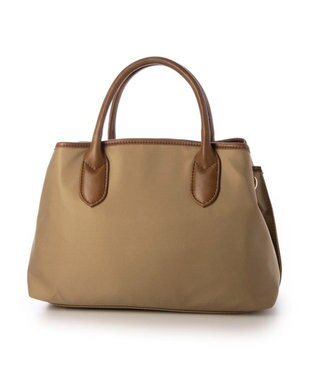 UNBILLION 【テレビ ドラマ着用アイテム】ペルケ perche / ナイロン×牛革付属ユーティリティ2wayトートS ライトベージュ