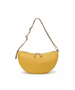 TOPKAPI 【Breath TOPKAPI】Freely フリーリー ナイロン ロゴテープ  ラウンド ショルダーバッグ イエロー