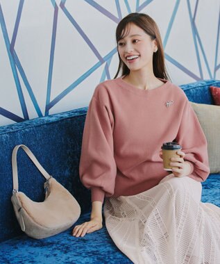 Tiaclasse クロスリボンデザインブローチ シルバー