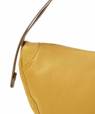 TOPKAPI 【Breath TOPKAPI】Freely フリーリー ナイロン ロゴテープ  ラウンド ショルダーバッグ イエロー