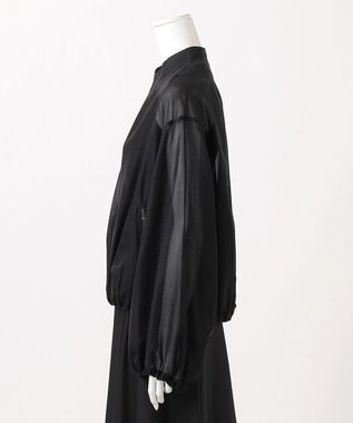 23区 【エステータ】コットンオーガンジー ブルゾン ブラック系