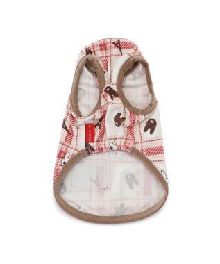 PET PARADISE リサとガスパール  ペティヒート タンクトップ チェック柄 小型犬 -