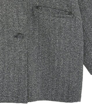 Green Parks ツイードＷオーバージャケット Black