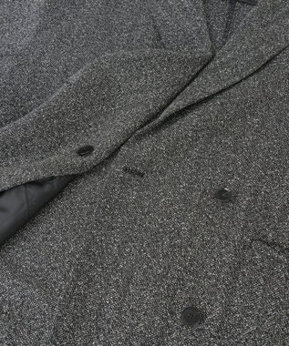 Green Parks ツイードＷオーバージャケット Black