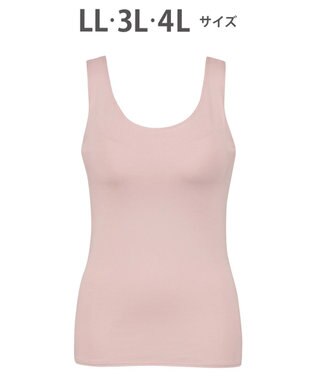 Wing インナー　カップ付きノースリーブ　【シンクロブラトップ】　ラクなのにきれいなバストシルエット　ウイング／ワコール　ET1131 ストロベリー